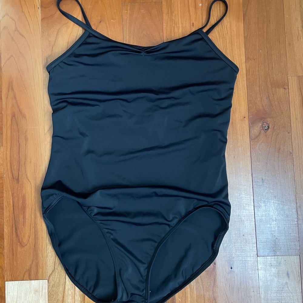 Child XL Black Camisole Leotard